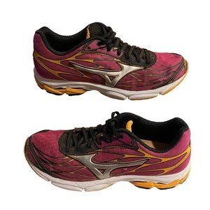 𝅺mizuno Wave Rider 17 Women's Running Shoes Athletic Sneakers Pink Size 8